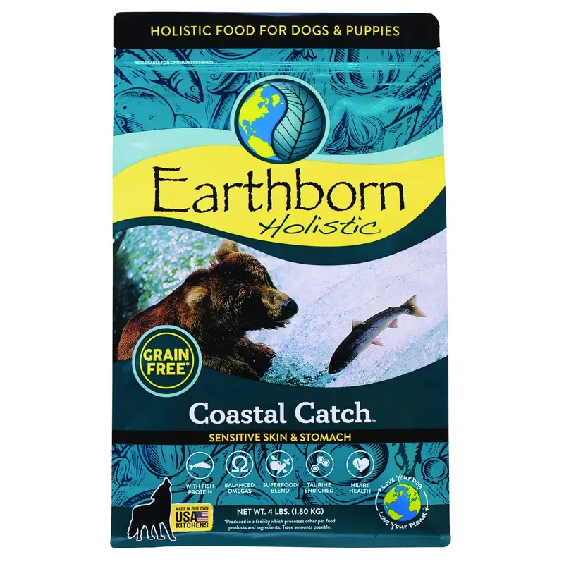 Earthborn 4 lbs Coastal Catch Grain Free Dog Food