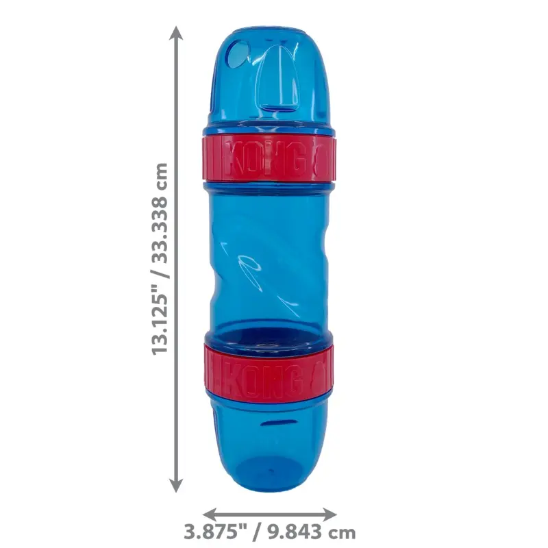 Kong Dog Toy Scuttle Pod Blue Large Treat Dispenser