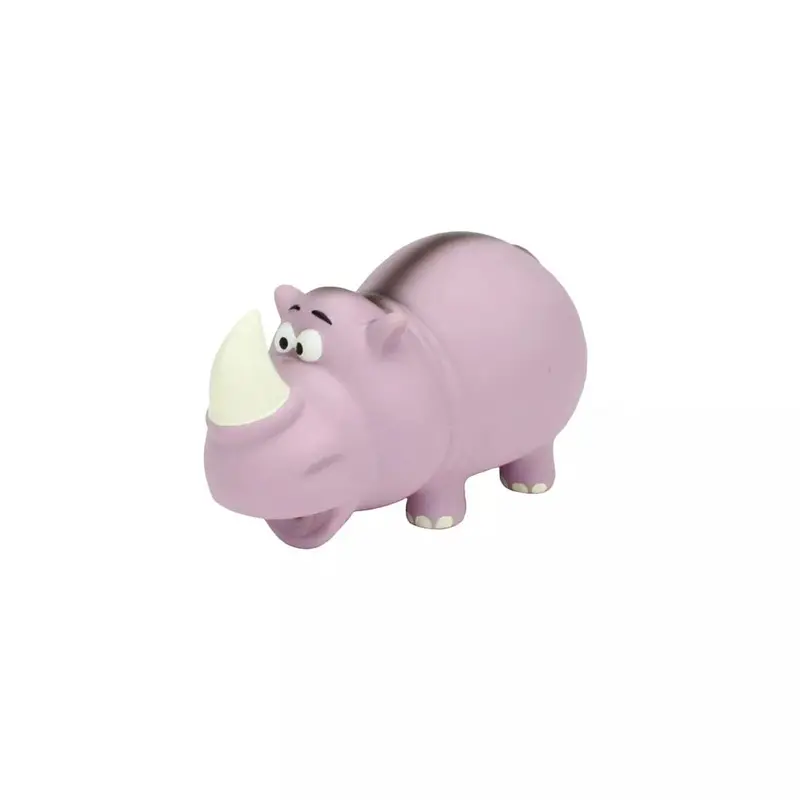 Coastal Rascals Grunt Dog Toy 6.5in Rhino