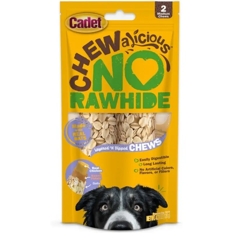IMS Cadet No Hide Dog Chew Layered Oat 2pk