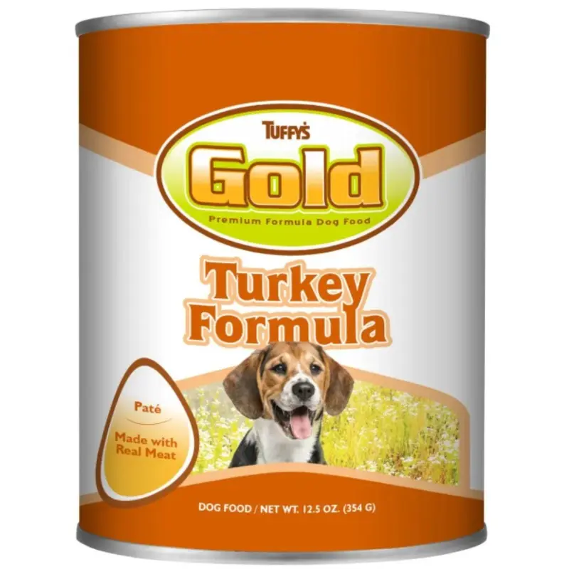 Tuffy's Gold Wet Dog Food 12.5oz  Turkey Pate