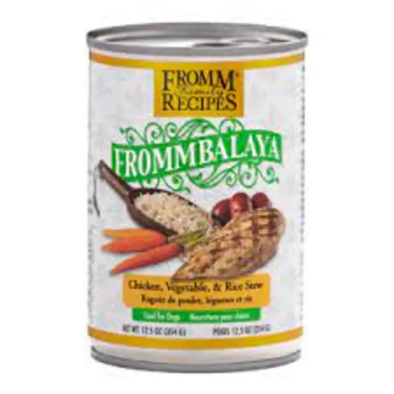 Fromm Family Recipes Frommbalaya Chicken, Vegetable, & Rice Stew Food for Dogs 12.5 oz