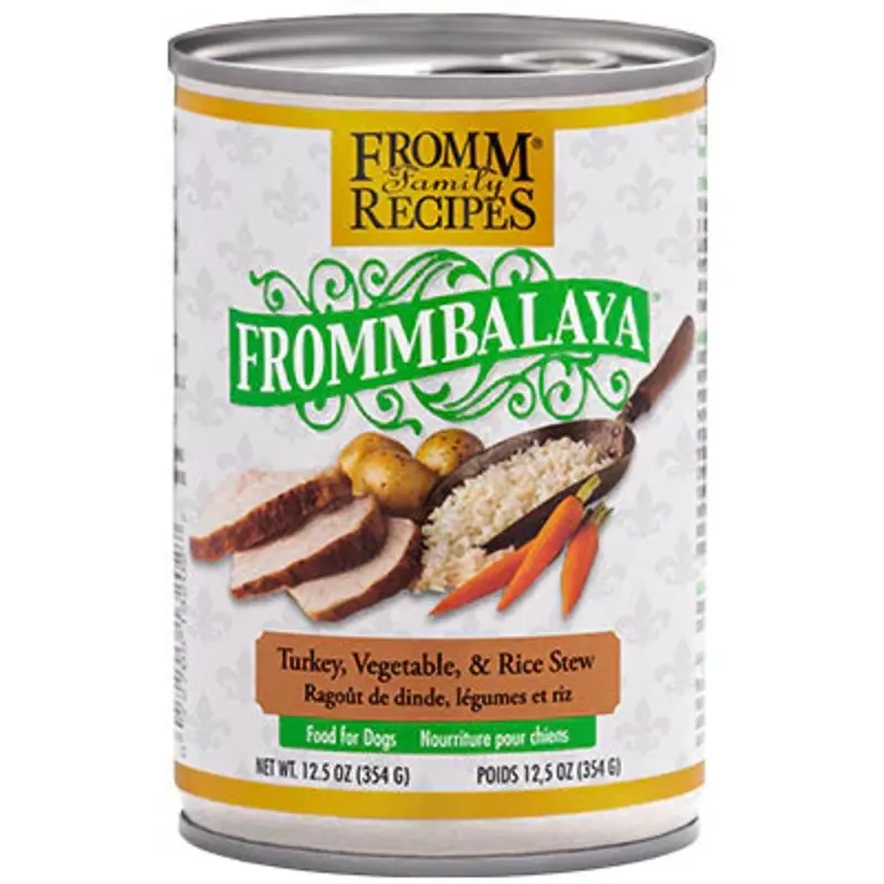 Fromm Family Recipes Frommbalaya Turkey, Vegetable, & Rice Stew Food for Dogs 12.5 oz