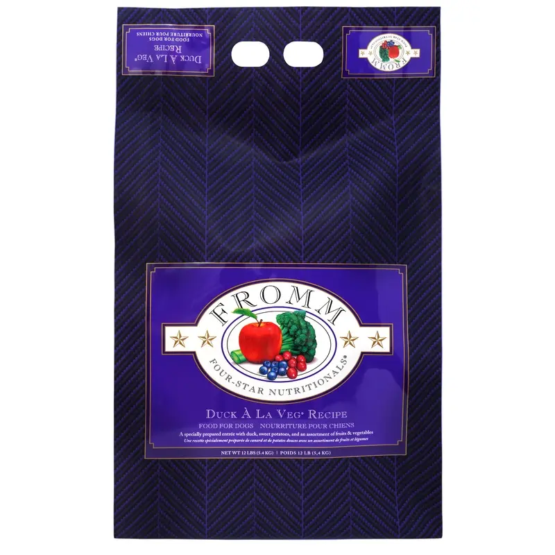 Fromm Four-Star Nutritionals  Duck   La Veg Recipe Food for Dogs 12 lb