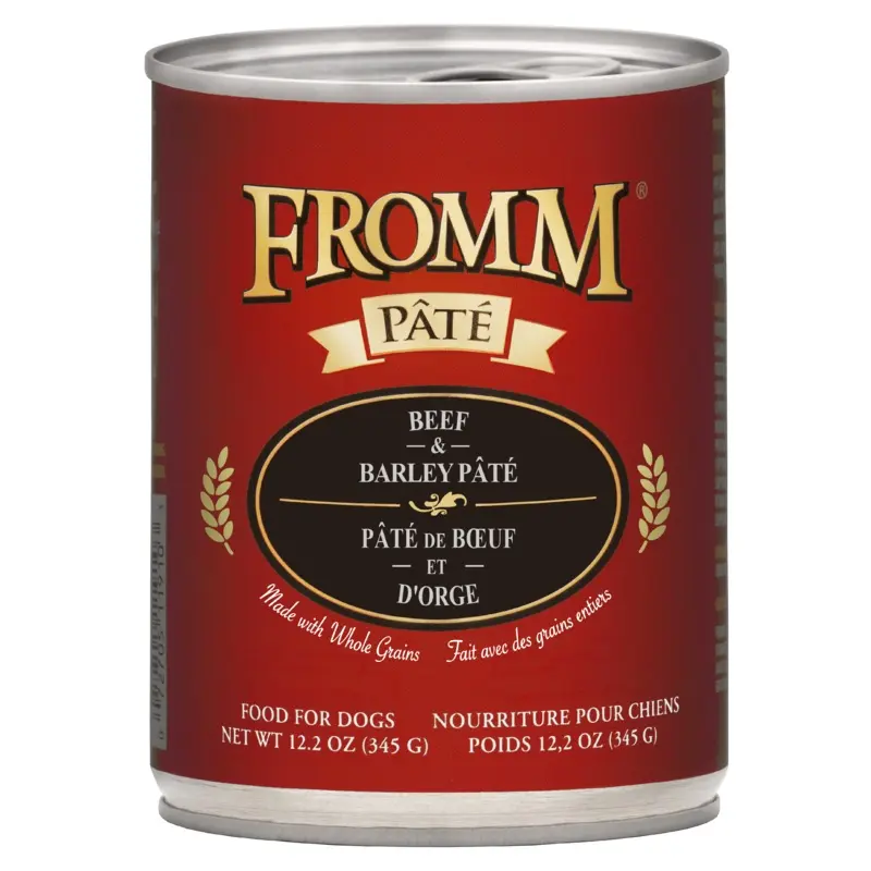 Fromm Beef & Barley Pt Food for Dogs 12.2 oz