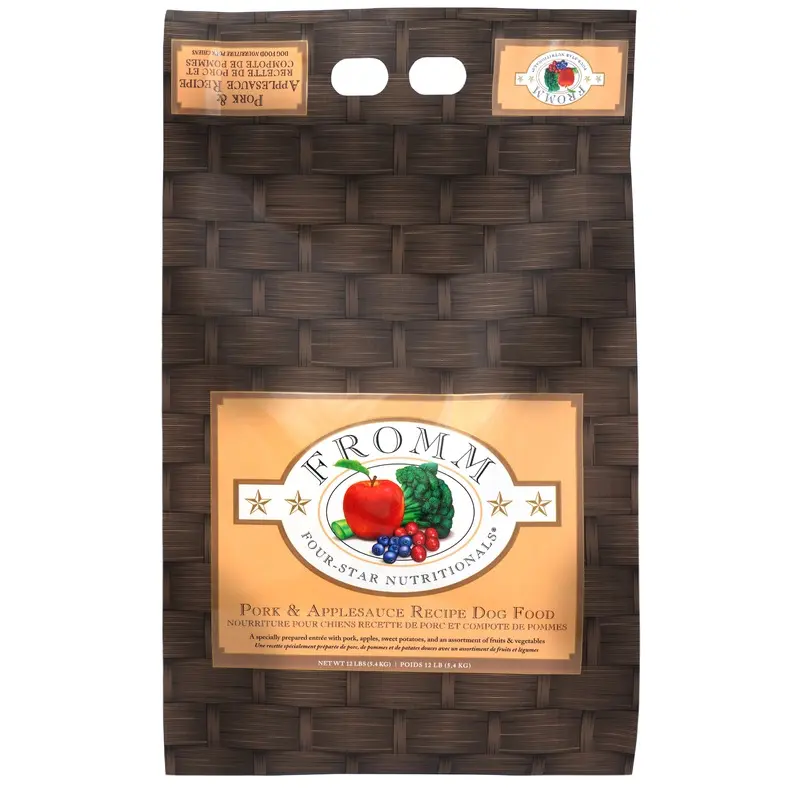 Fromm Four-Star Nutritionals Pork & Applesauce Formula Dog Food 12 lb