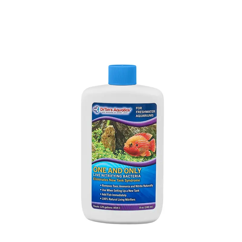 Dr. Tim's Aquatics One & Only Live Nitrifying Bacteria for Freshwater Aquariums 8 fl. oz