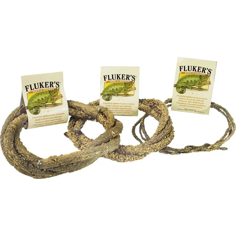 Fluker's Bend-A-Branch for Reptiles Brown 6ft SM