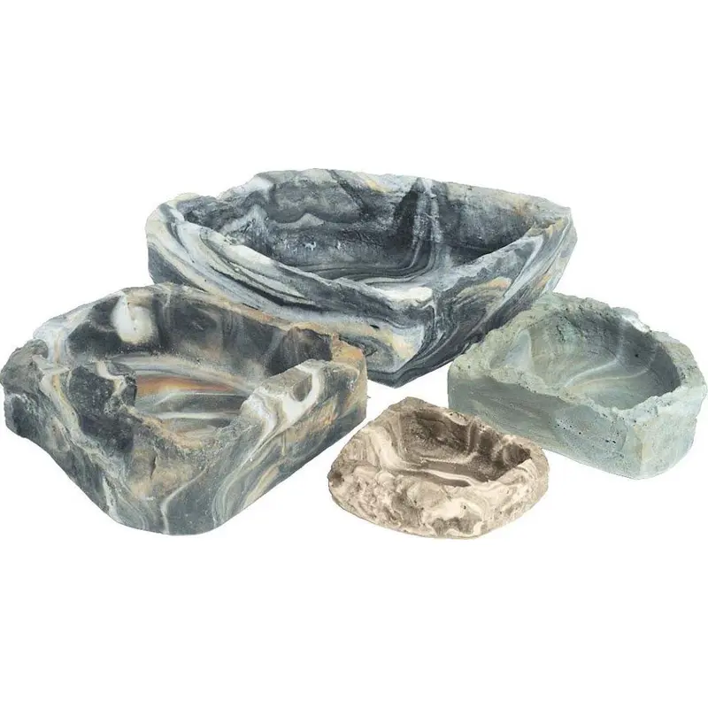 Fluker's Non-porous Food and Water Corner Bowl Multi-Color 6in MD