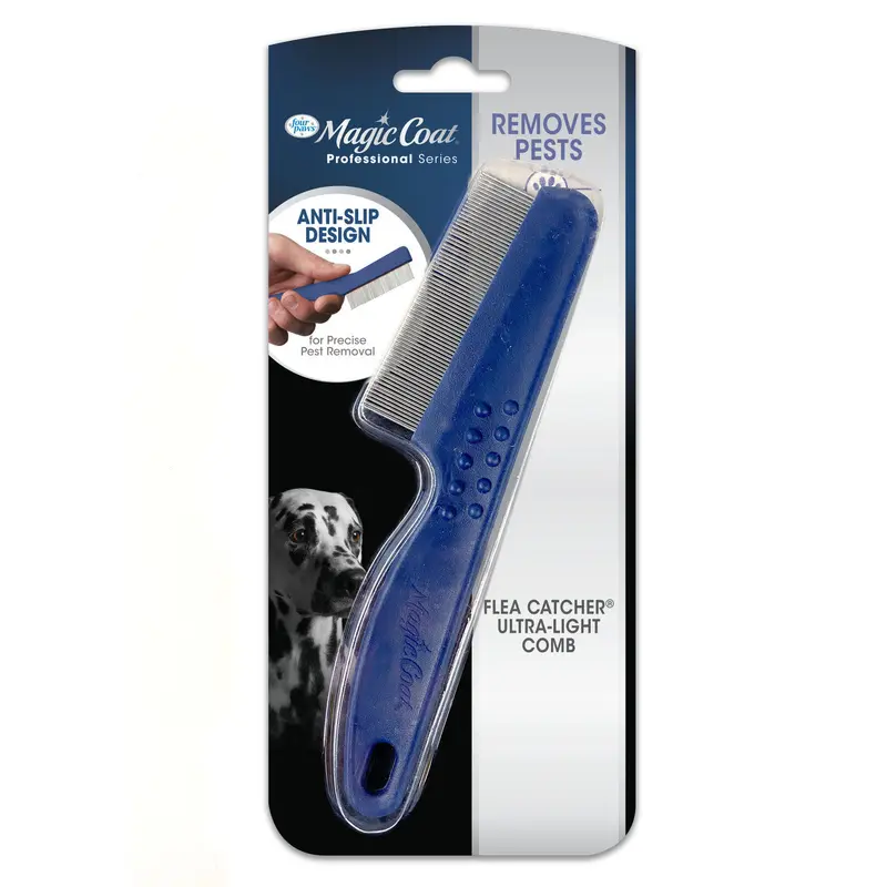 Four Paws Magic Coat Professional Series Ultra-Light Flea Catcher Dog Flea Comb