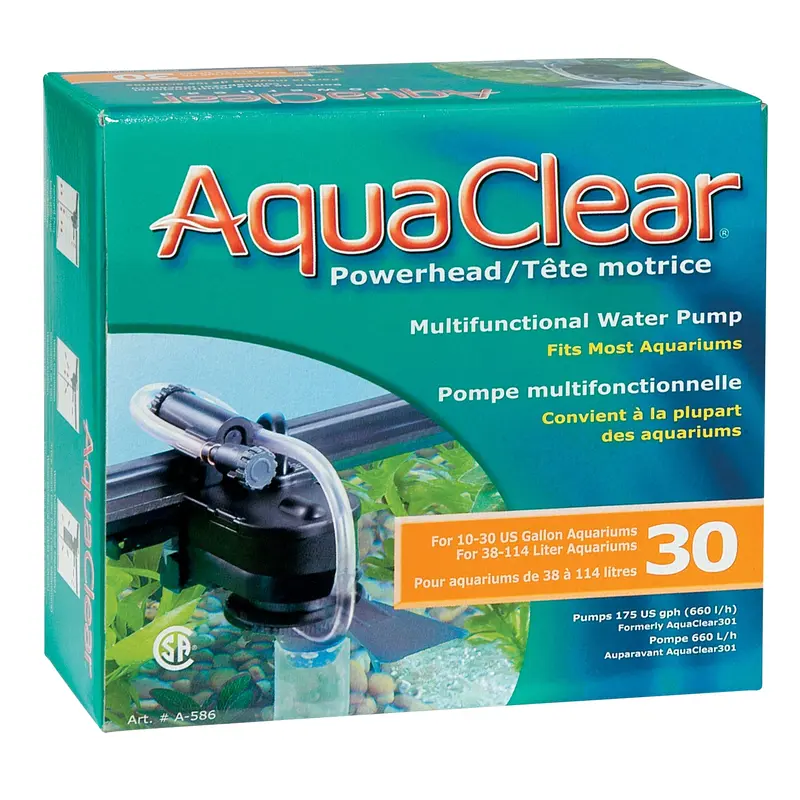 Aqua Clear 30 (301) Powerhead, Ul A586