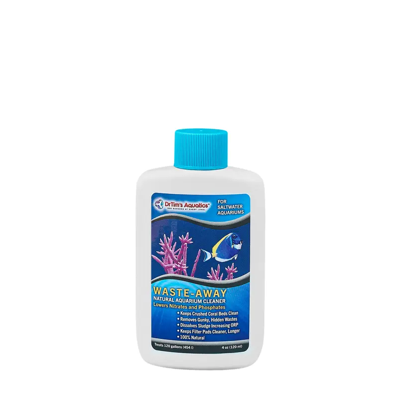 Dr. Tim's Aquatics Waste-Away Natural Aquarium Cleaner for Saltwater Aquarium 4 fl. oz