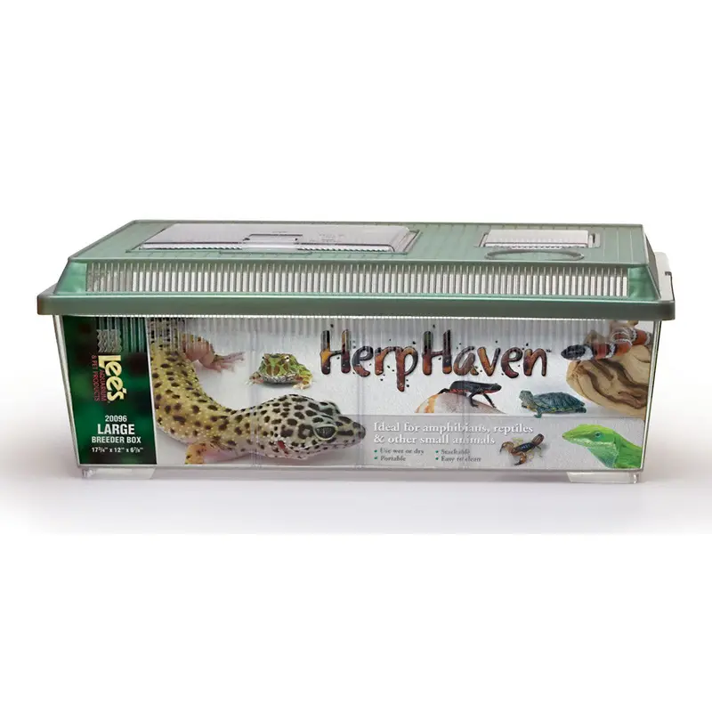Lees HerpHaven Breeder Box Green 17.75in X 6.87in LG