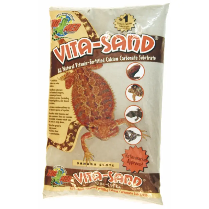 Zoo Med Vita-Sand Substrate Sahara Slate 10 lb (D)