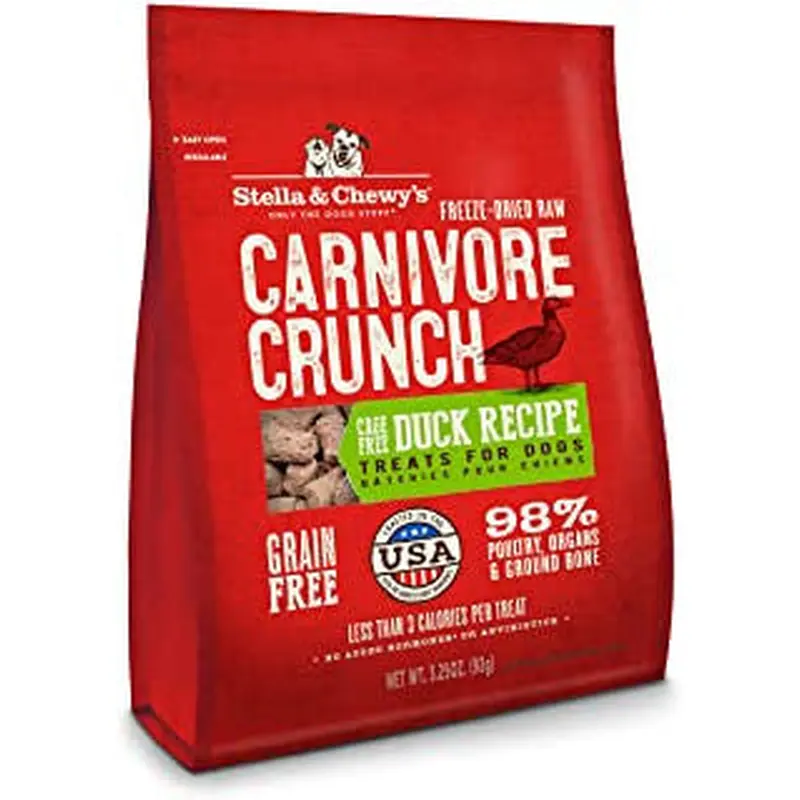 Stella & Chewy's 3.25 oz. Carnivore Crunch For Dogs - Duck 