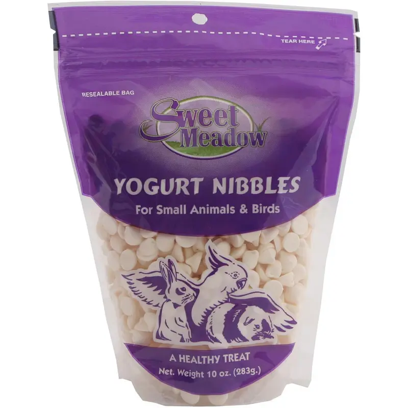 Sweet Meadow Farm Yogurt Nibbles Treat for Small Animals 10 oz