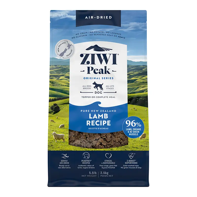 Ziwi Dog air Dried Lamb 5.5lb. 