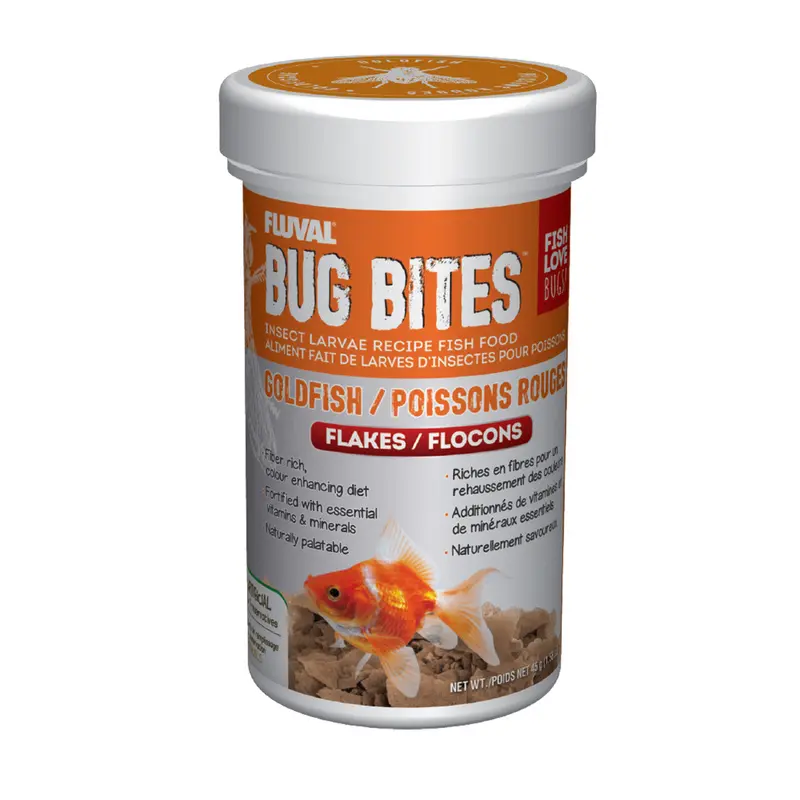 Fluval Bug Bites Goldfish Flakes 1.59 oz