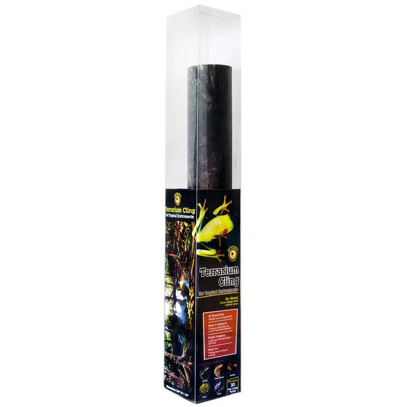 Galapagos Terrarium Cling Background Tropical 11.125 Inches X 36 Inches