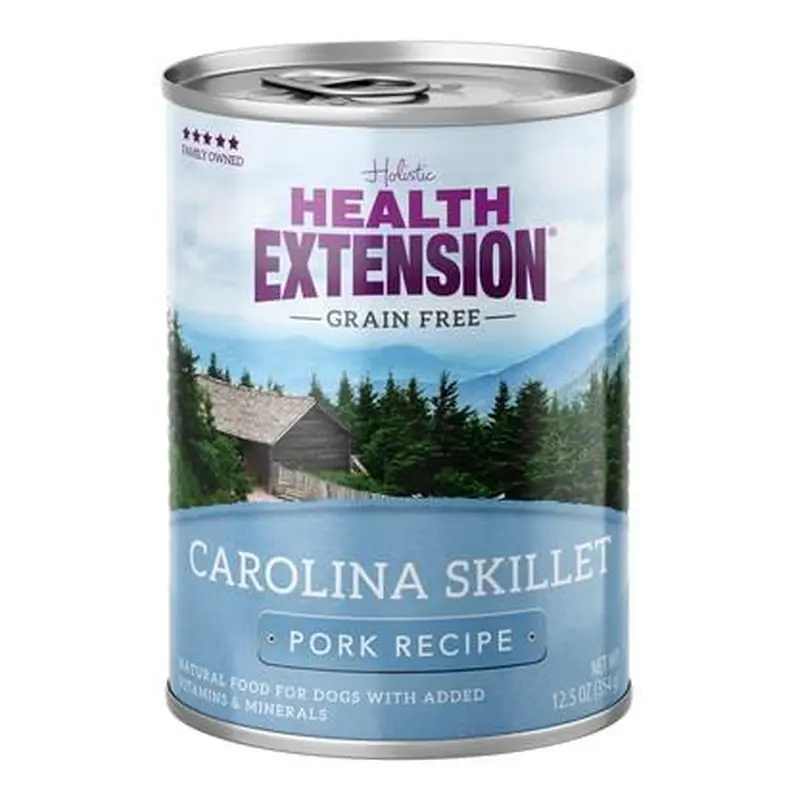 Health Extension Grain Free Pork Carolina Skillet Dog Canned 12 / 12.5 oz 
