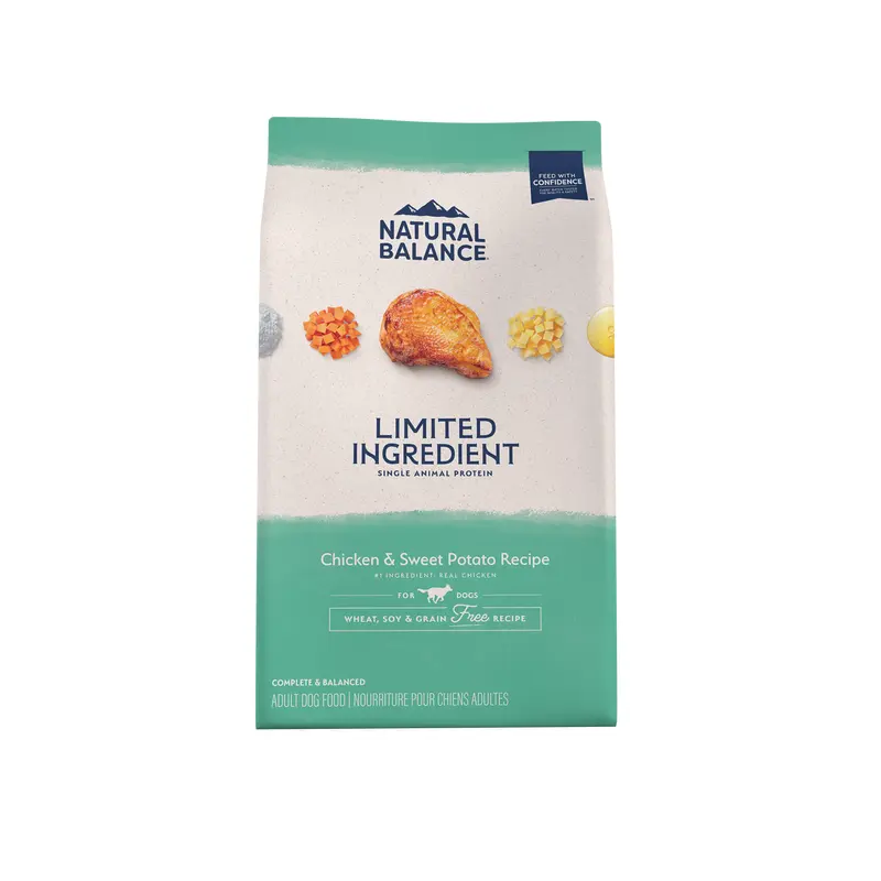 Natural Balance Pet Foods L.I.D. Adult Dry Dog Food Chicken & Sweet Potato 12lb