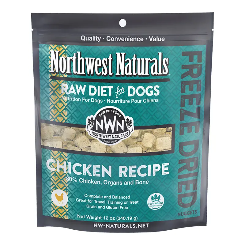 Northwest Naturals Dog Freeze Dried Chicken Nuggets 12oz 