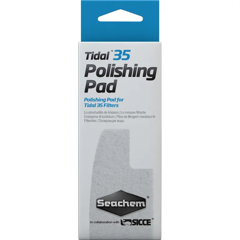 Seachem Tidal Polishing Pad For Tidal 35 Filters White 2 Pack