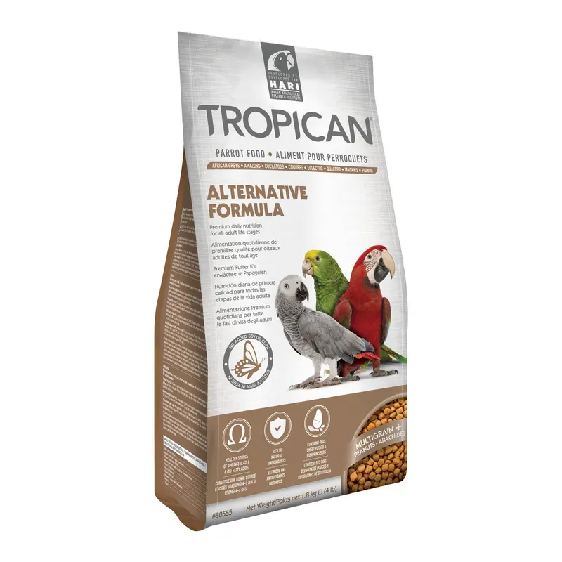Tropican Alternative Granules for Parrots, 4 lbs 