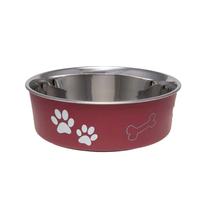 Loving Pets Classic Dog Bowl Merlot MD