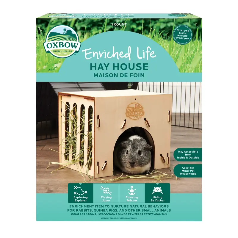 Oxbow Animal Health Enriched Life Small Aimal Play Hay House Tan One Size