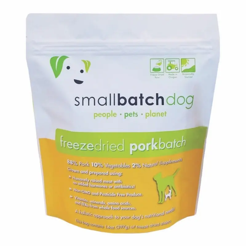 SMALLBATCH DOG FREEZE-DRIED PORK SLIDER 14OZ