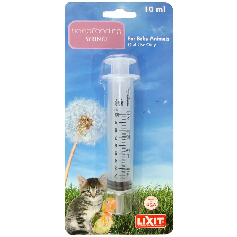 Lixit Hand Feeding Syringe for Baby Animals 10 ml