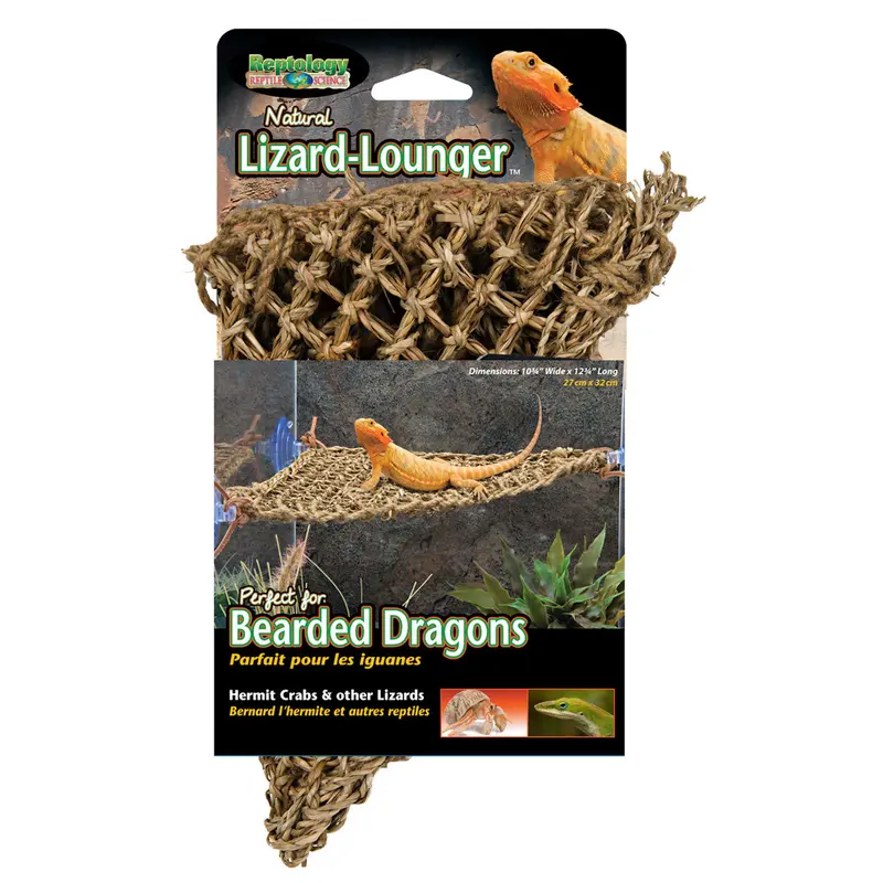 Penn-Plax Corner Lizard Lounger Climbing & Resting Mat Brown 15in X 8in SM