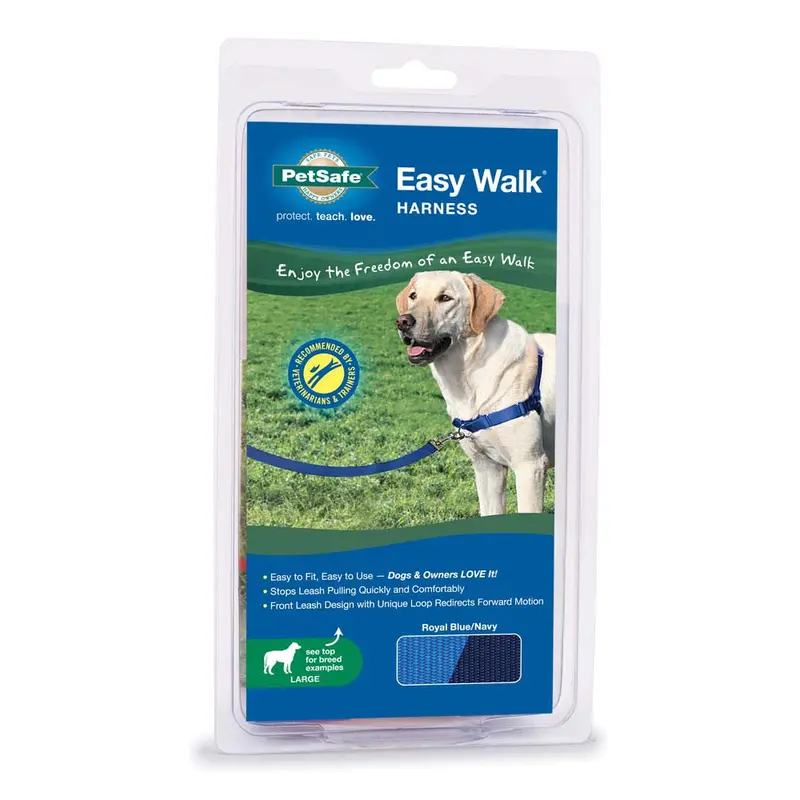 PetSafe Easy Walk Dog Harness Royal Blue/Navy LG