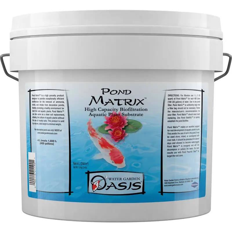 Seachem Water Garden Oasis Pond Matrix Aquatic Plant Substrate 4 L