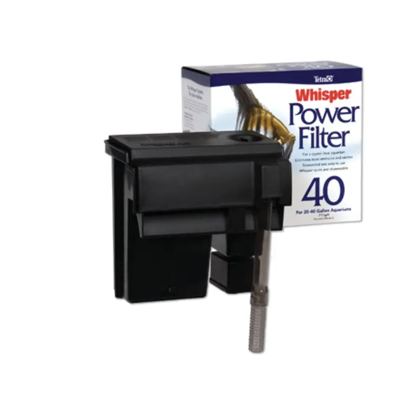 Tetra Whisper PF 40 Power Filter Black 210 GPH (D)