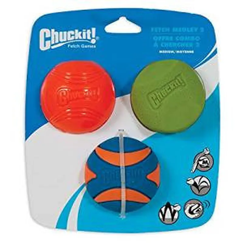 Canine Hardware Chuckit Medium Fetch Medley Gen 2 