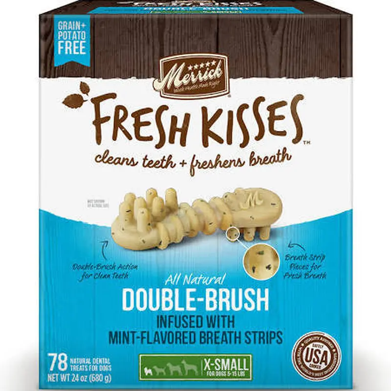 Merrick Fresh Kisses Xsmall Mint 78ct Box 