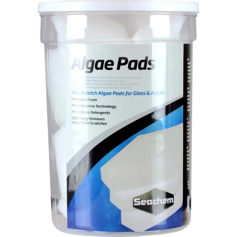 Seachem Algae Pad for Glass & Acrylic Aquariums White 15 mm 18 Pack