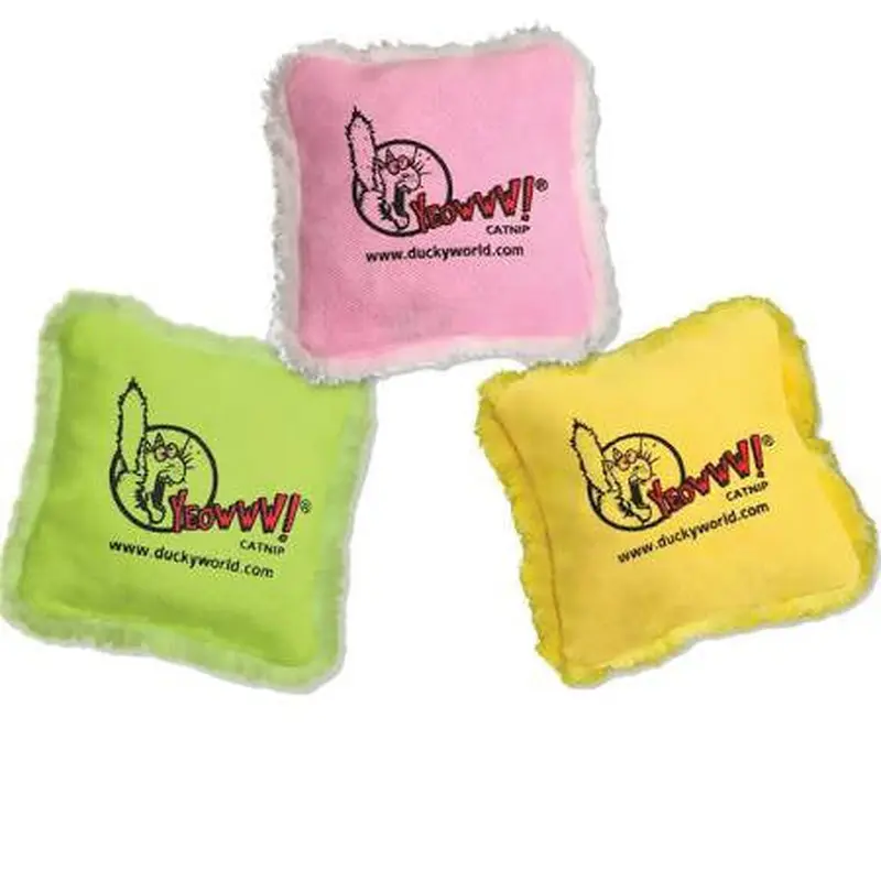 Yeowww Cat Catnip Pillow Pink !