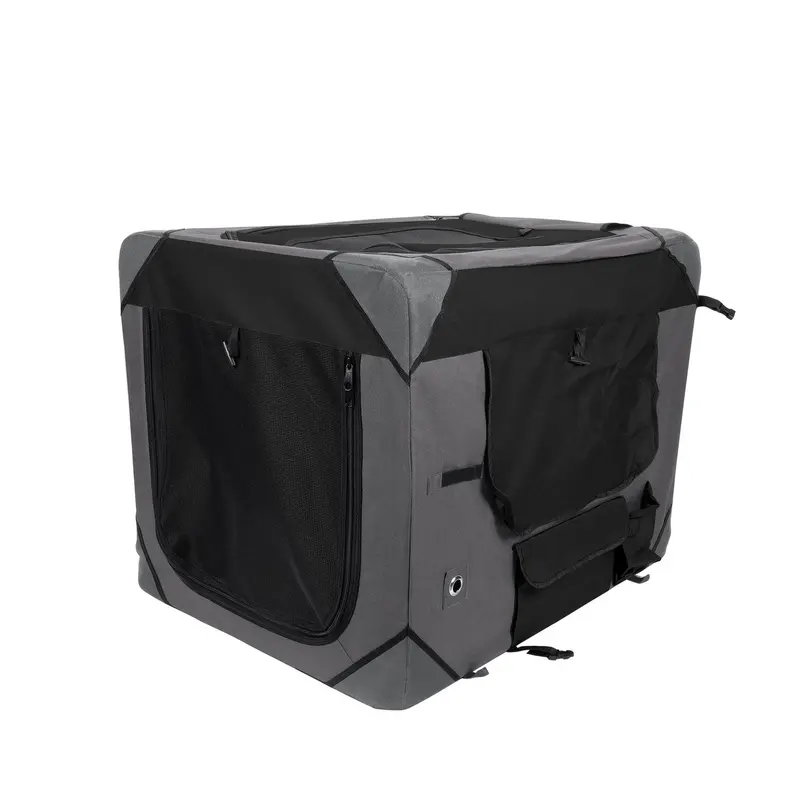 Zeus Soft Sided Dog Crate, Gray/Black, Small (replaces 90526)