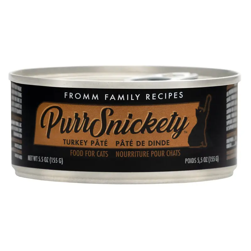Fromm PurrSnickety Turkey Pate Canned Cat Food 5.5 oz