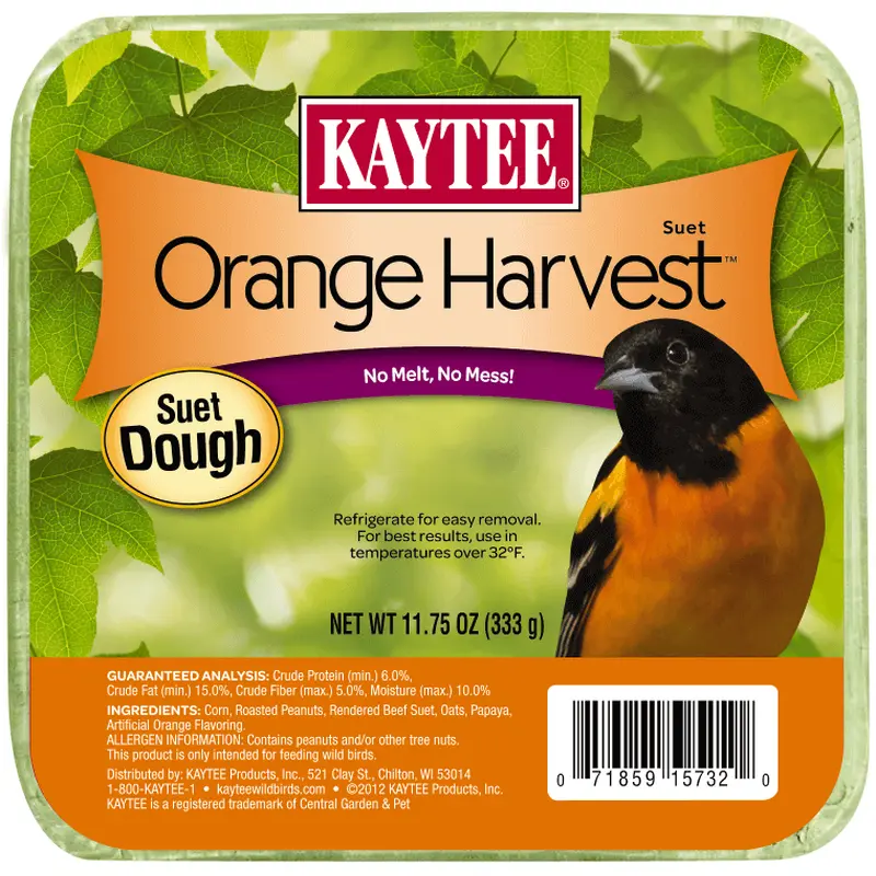 Kaytee Orange Harvest Suet Dough 11.75 Ounces