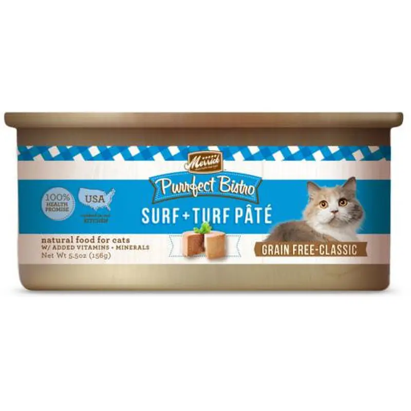 Merrick Purrfect Bistro Surf and Turf 5.5 oz Cat 