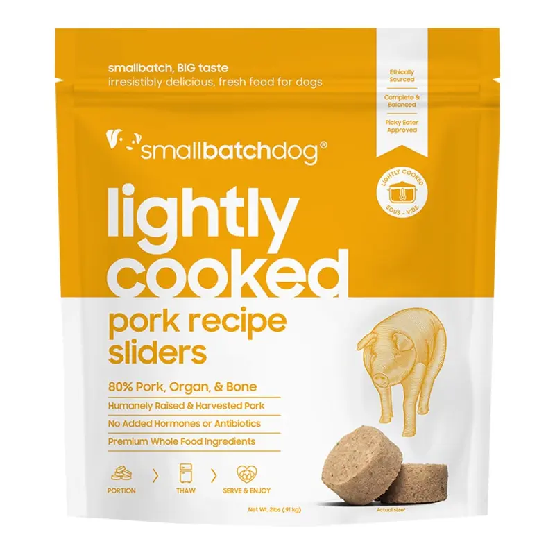 SMALLBATCH DOG FROZEN LIGHTLY COOKED PORK 5LB
