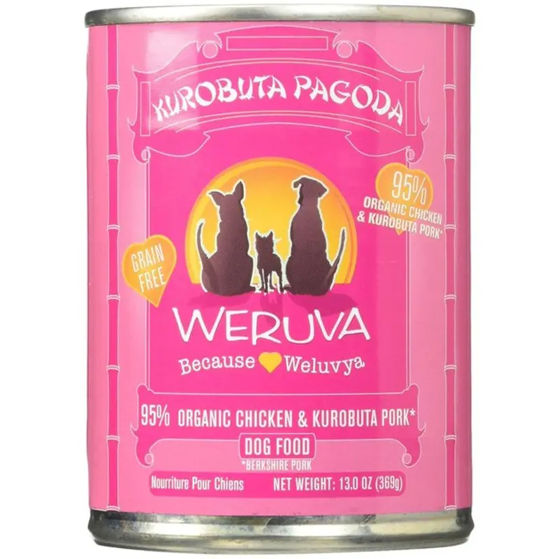 Weruva Kurobuta Pagoda Pork and Chicken Canned Dog Food 13.2oz
