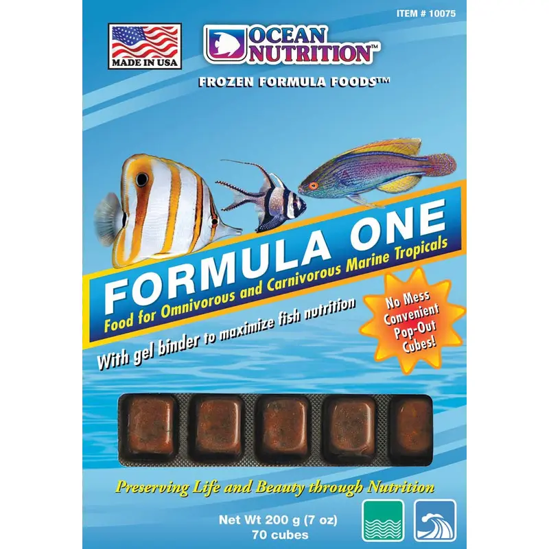 Ocean Nutrition Formula One Frozen Fish Food 7 oz SD-5