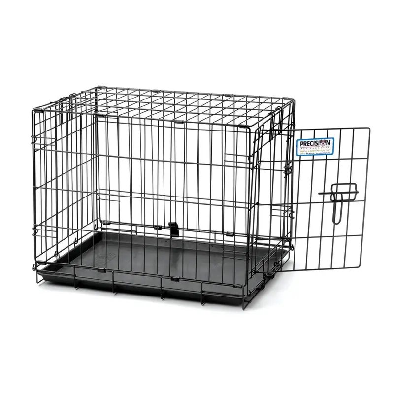 Precision ProValu 1 Door Wire Dog Crate Black 30 in