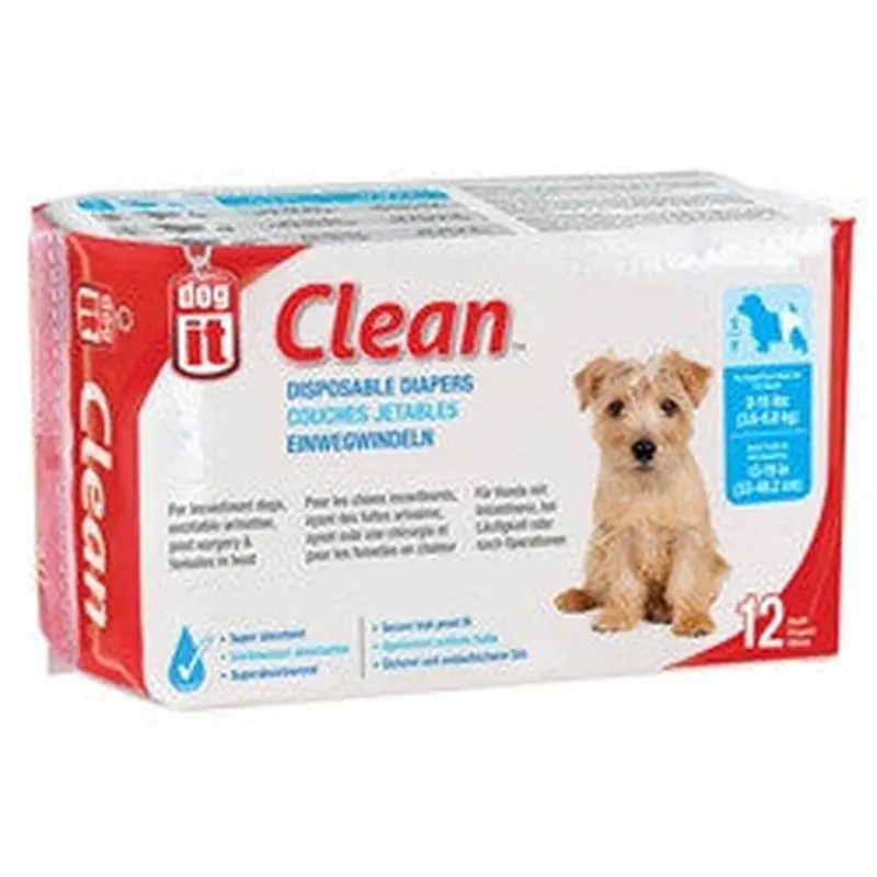Hagen Dogit Disposable Diapers 8-15lb 12pk 70501