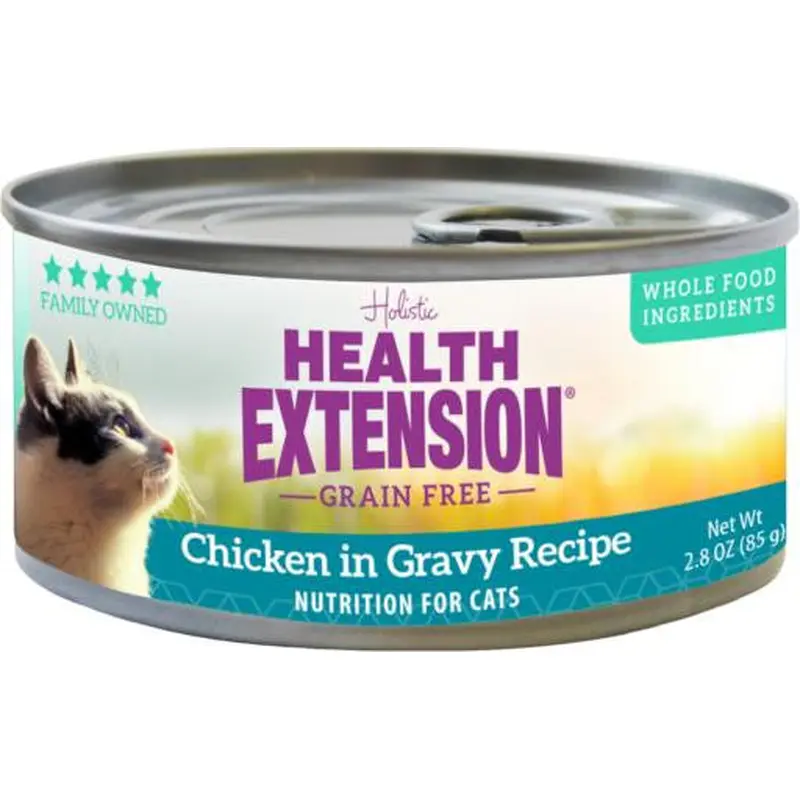 Health Extension Grain Free Chicken in Gravy Recipe for Cats 24/2.8Z 